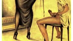 Vintage Erotic Art Showcases Antique Retro Sensual Poses And Scenes In Detail