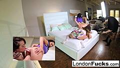 London Keyes FUCKS Her Friend's Tight Pussy Hardcore!