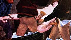 Vintage Erotic Art Showcases Antique Retro Sensual Poses And Scenes In Detail