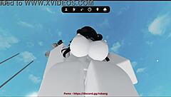 Emo Slut Fucked Hard in Roblox Condo Ass and Tits
