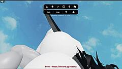 Emo Slut Fucked Hard in Roblox Condo Ass and Tits