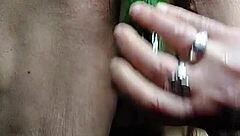 Granny Fucks Hairy Beaver With Cucumber Passionately