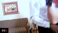 Sexy redhead milf rides Jon Q's huge cock wildly