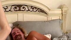 milf wife anal threesome creampie while hubby watches