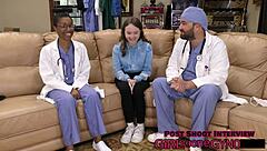 Serena Morgan Endures Intense Rectal Exam Fingering