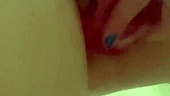 Twinkletoes' Wild Solo Shower Dildo Feet Frenzy!