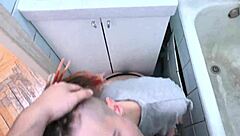 Early Morning Bathroom Tease Destroys Her Tight Wet Pussy Hard