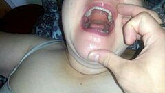 BBW Cumslut Bound and Trained to Swallow