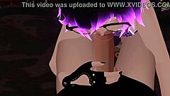 Hex slurps random throbbing dick in vrchat erp frenzy