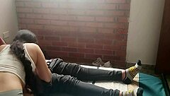 horny teen strokes and sucks my load out hot!