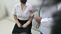 doctor exploits hot patient body in clinic wildly