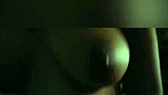 Big natural tits bounce cowgirl while neighbors watch