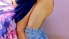 wtf her tight virgin anal wouldnt take the broomstick so i fucked this mexican schoolgirl raw outdoor real homemade