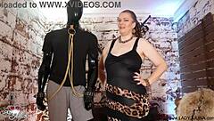 german nun dominates sissy into fetish lingerie dressing