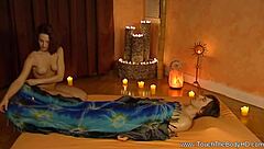 Oiled Asian Cock Massage Turns Intimate and Erotic