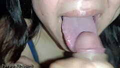 Mature MILF teen ride ends swallowing massive semen load