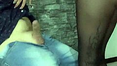 petite friend dominated in pantyhose heels boots cock trampling for creampie reward