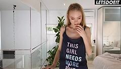 Kris De Foxx Hides Erotic Play from Stepsister Nancy A