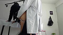 latina patient's miniskirt checkup ends in deep medical creampie