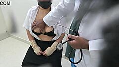 doctor exploits hot patient body in clinic wildly