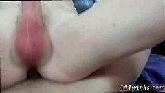 afro twink dives into torrid hardcore gay sex