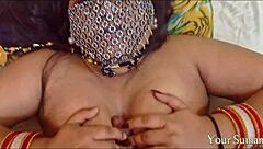 horny indian mature seduces young stud for deep fuck