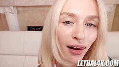 emma rosie begs stepdad for taboo facial cum blast