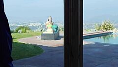 ugly old perv craves young skinny pussy on sofa