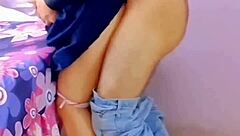 wtf her tight virgin anal wouldnt take the broomstick so i fucked this mexican schoolgirl raw outdoor real homemade