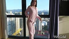 beautiful nika discovers cock sucking first time