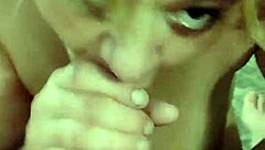 she deepthroats sloppy with huge tits bouncing