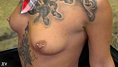 karen electra slaps her natural tits wildly oh yeah!