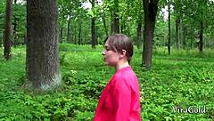 Fucking Wet Pussy Creampie Picnic Woods