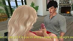 young stud worships soaked panties tease