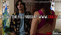 stepson pounds busty milf syren de mer's big tits and ass