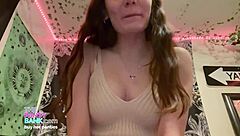 Petite Latina amateur rubs horny pink pussy dripping