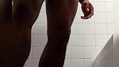 monster black cock powers rock hard workout