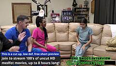 canadian brunette takes massive 1000cc enema backstage