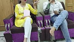 Real student rides tuition teacher cowgirl in Hindi sex tape