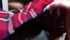 Mexican Hottie Chupando Huge Verga In Thong!