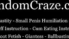 mistress demands shopping or faces brutal ball kicking