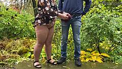 we share intimate backyard peeing moments together