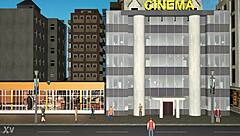 nasty city streets lead to bukkake gloryhole action