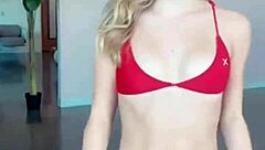 red bikini babes tease asses in close-up compilation