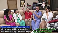 canadian brunette takes massive 1000cc enema backstage