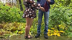 we share intimate backyard peeing moments together