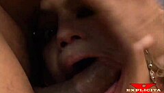 hot blonde brazilian deepthroats then anal rides stud wildly