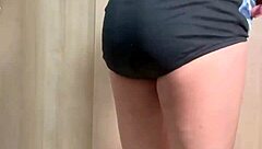 Tennis girl humiliated with anal plug and nipple training