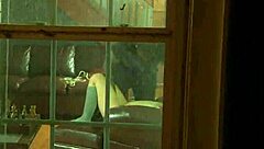 bdsm sub bound and toyed hard by black maledom outdoors