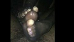 public outdoor footjob striptease turns into hardcore webcam fuck